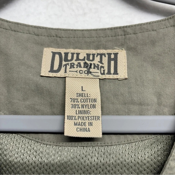 Duluth Trading Tactical Cargo Vest Men’s Tan L Utility - Picture 3 of 8